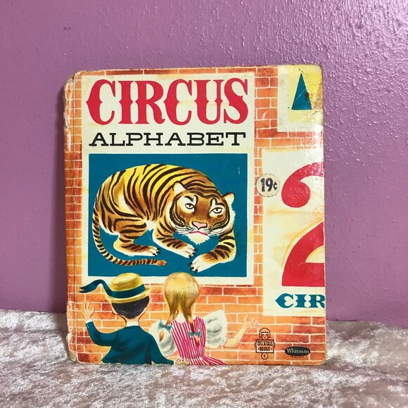 Whitman Other - Vintage Whitman Tell-a-Tale Circus Alphabet Hardcover Kid's Book GUC 1959 Learn